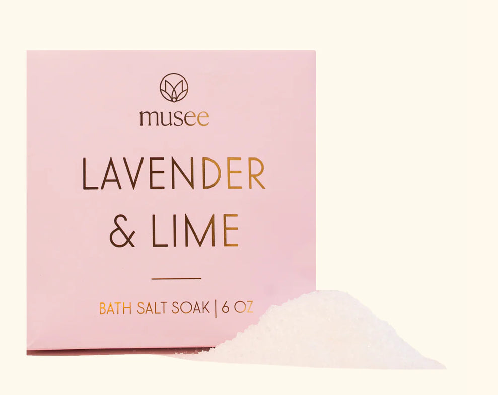 Lavender and Lime Mini Bath Salt Soak Musee