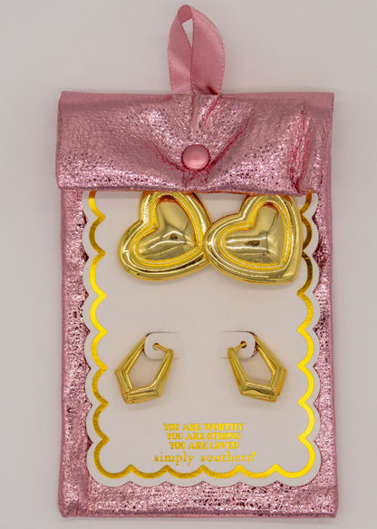 Heart Earrings - Simply Southern