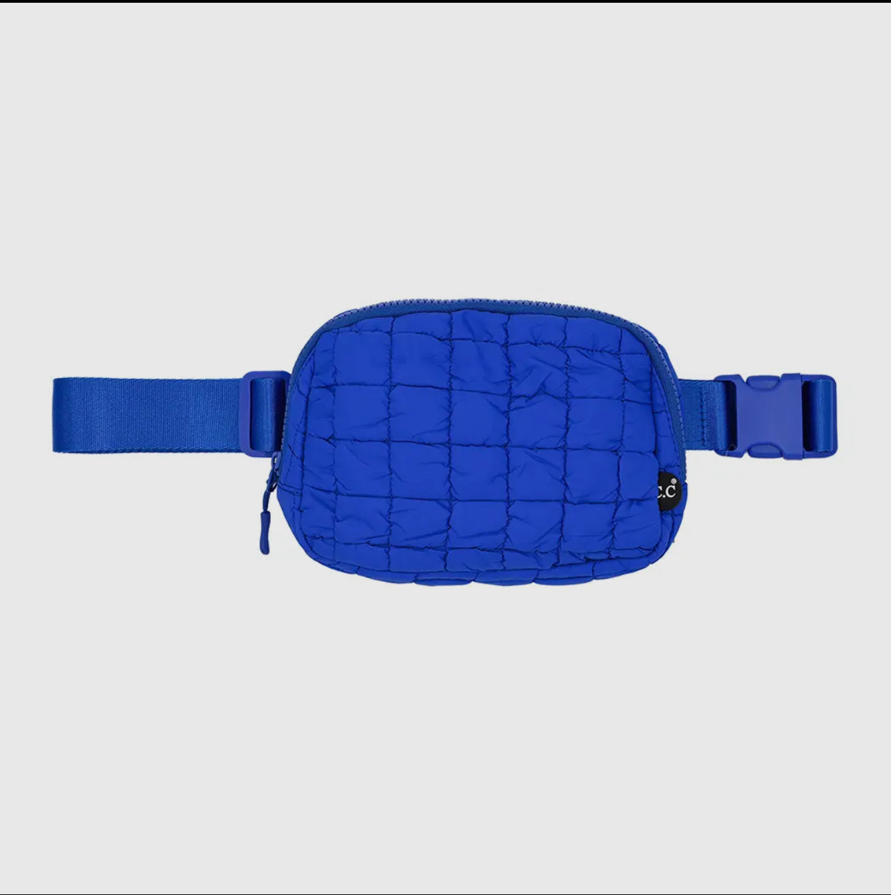 Quilted puffer belt bag