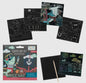 Pirate scratch art kit