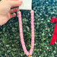 Pink Heart Watercolor Necklace