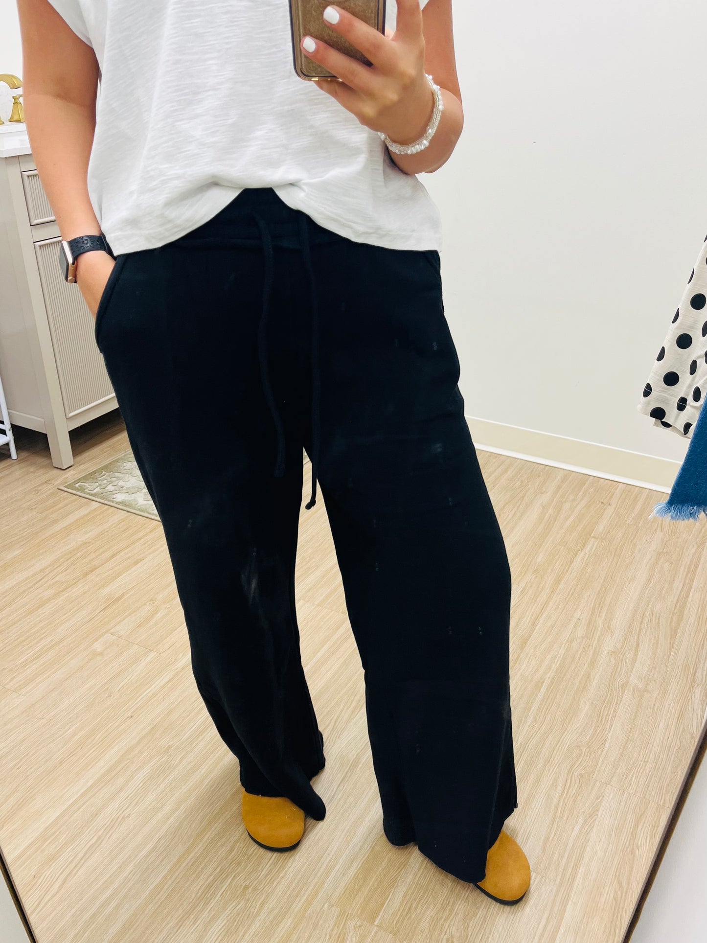 On the run pull on pants