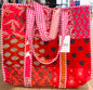 Pink Patchwork Quilted Bag