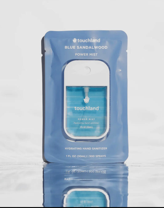 Blue sandalwood hand sanitizer