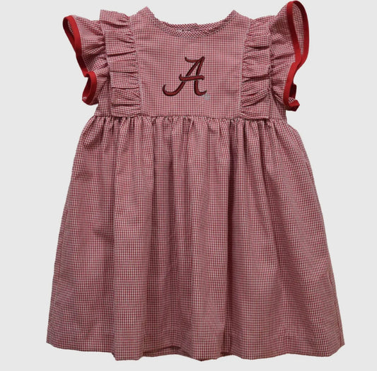 Alabama Crimson Tide Girl Ruffle Dress