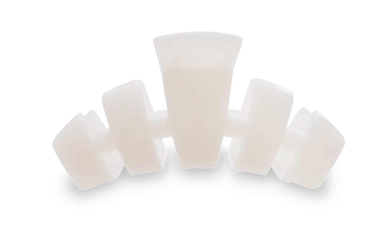 Classic Hair Clip | Tiny | Coconut White