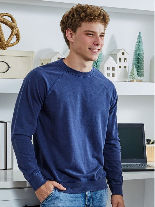 Navy Crewneck -Simply Southern