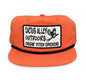 "Ditch Chickens" -  Dark Orange/ Black Rope, Snapback Cactus Alley