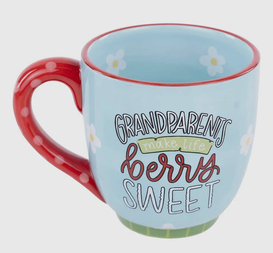 Grandparents make life sweet mug