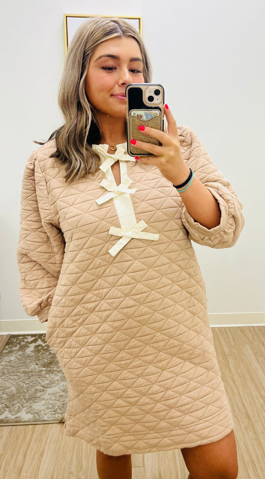 Quilted Bow Dress