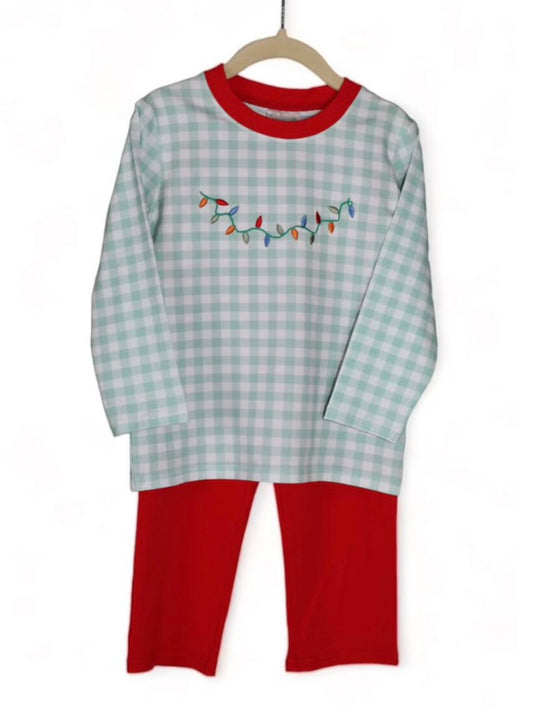 Christmas lights pant set