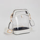 Clear Crossbody White