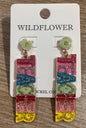 Multicolor Teacher Earrings