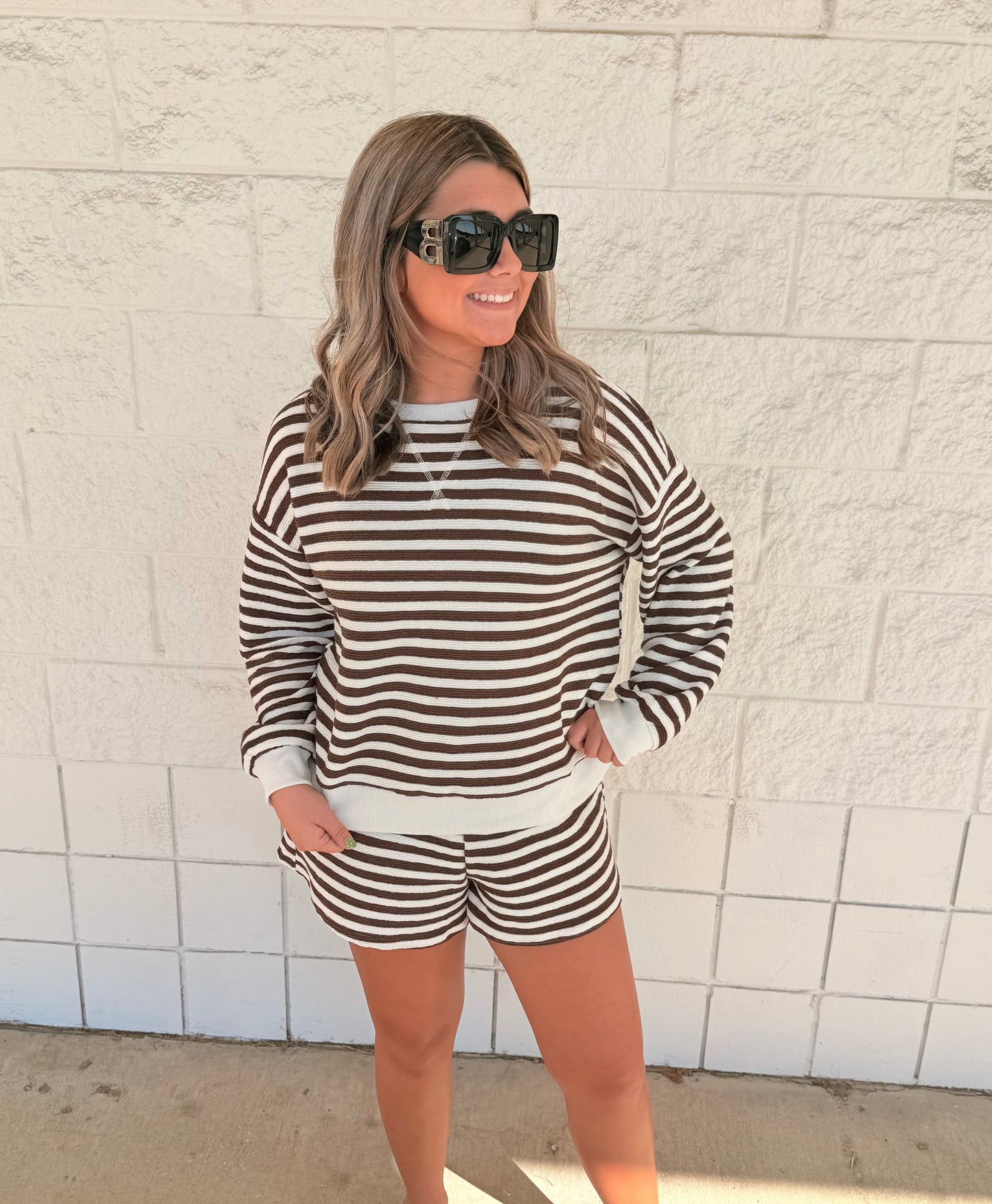 Brown Stripe Set