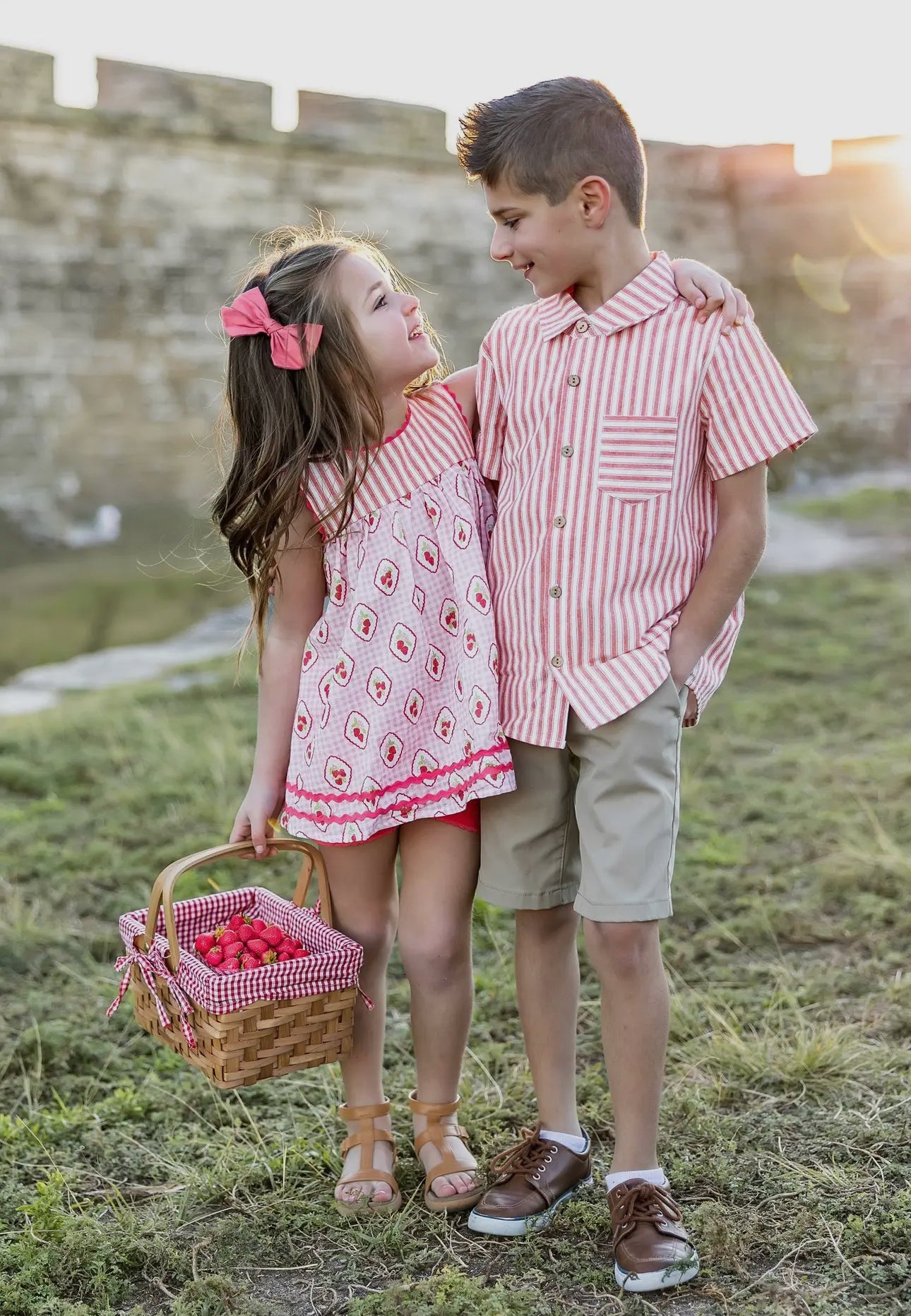 Nantucket Stripe Button-Up Shirt