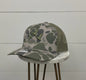 Camo 3 ducks flying speckle bellies hat