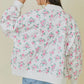 Pink Floral Quilted Jacket Main Strip