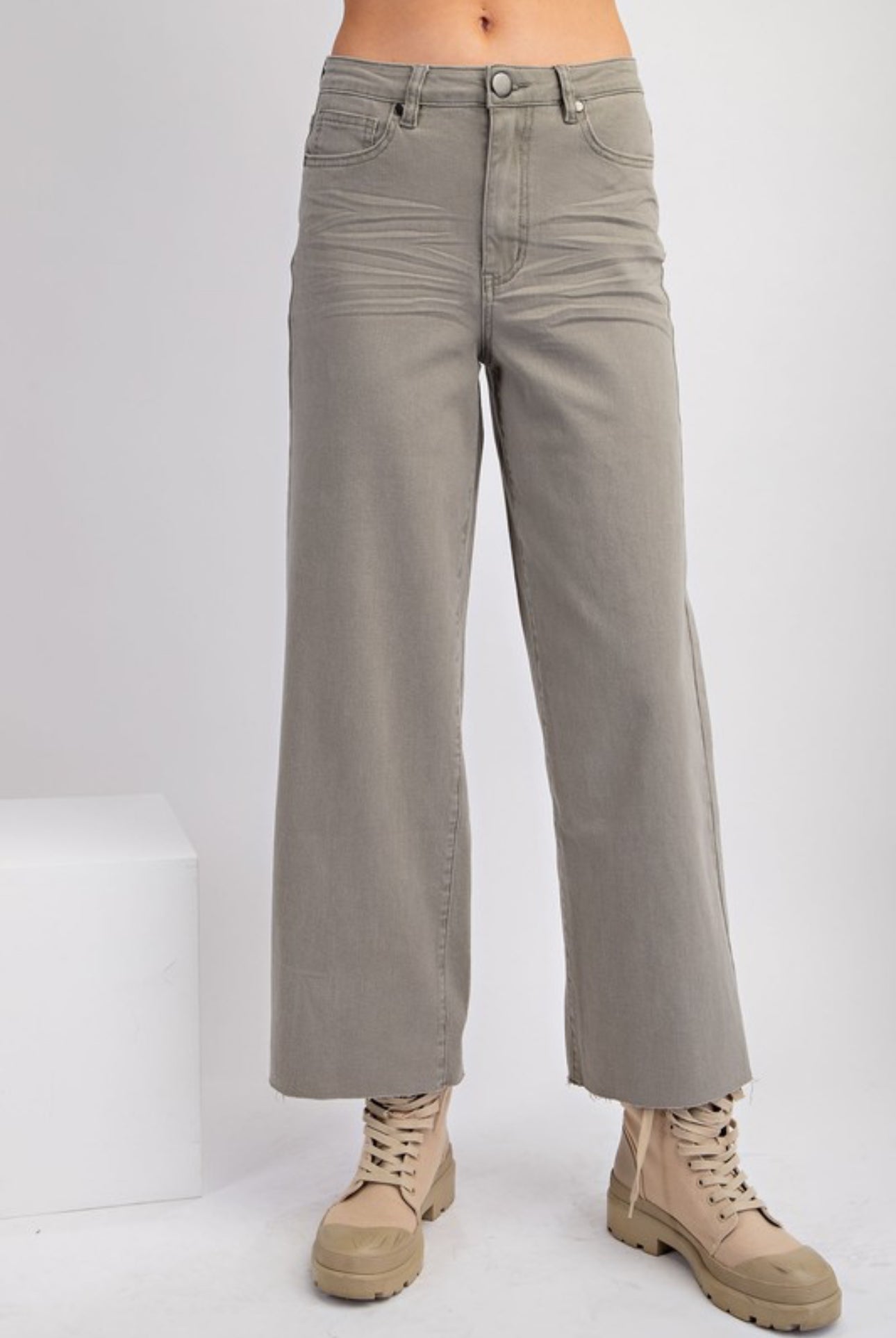 Ash Olive So Soft High Waisted Pants