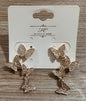 Gold Butterfly Earrings