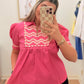 Bubble Gum Pink Blouse