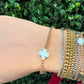 White Cross Bracelet