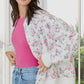 Pink Floral Quilted Jacket Main Strip