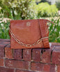 Ariana Crossbody Saddle Snakeskin
