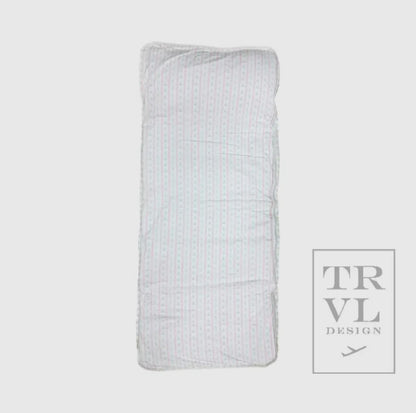 Ribbon Floral Pink nap mat- TRVL