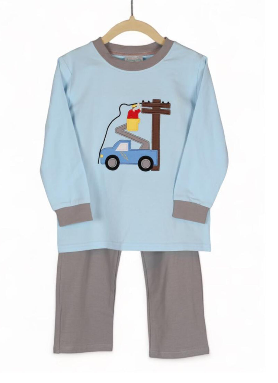 Lineman boy pant set