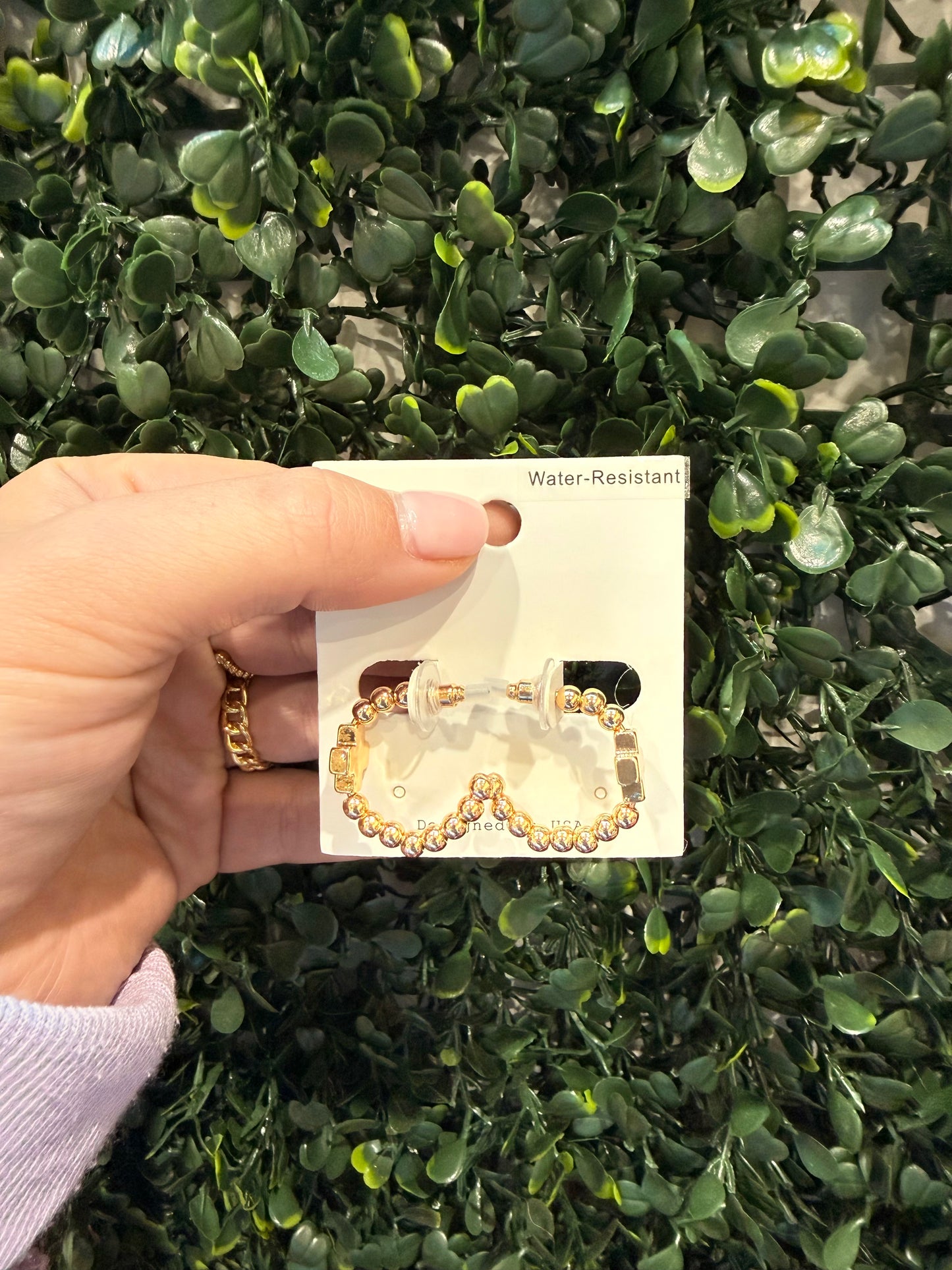 Cross Beaded Earrings