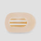 Round Flat Hair Clip | Small | Almond Beige