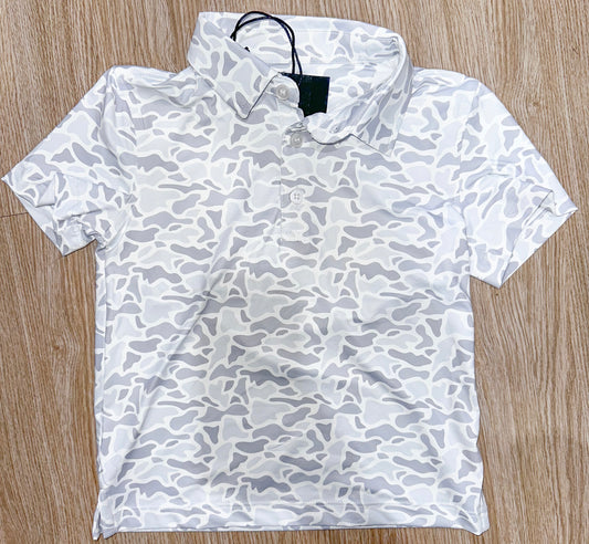 Performance Polo- Polar Camo