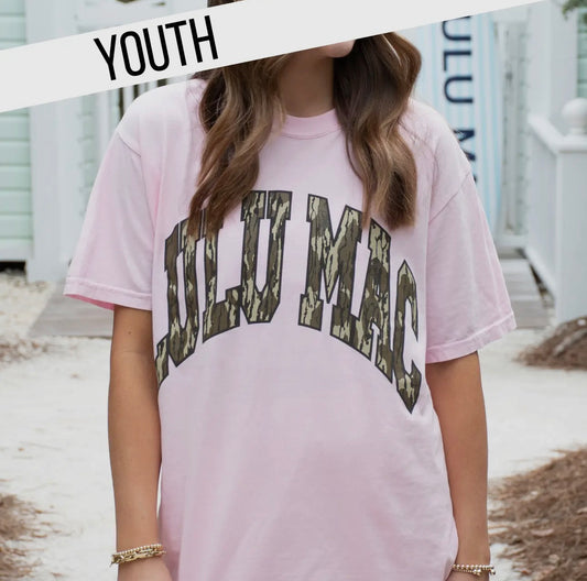 YOUTH Pink Camo Tee | Lulu Mac