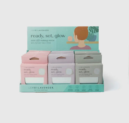 Ready Set Glow Mini LED Makeup Mirror