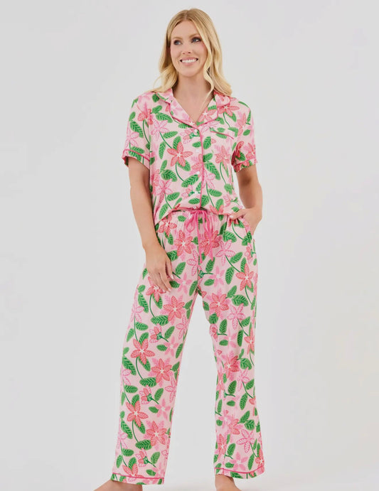 Island Muse Pink Pajama Set | Mary Square