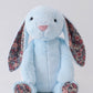 Blue Floral Bunny