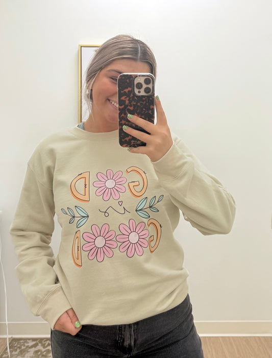 Tan God is Good Sweatshirt