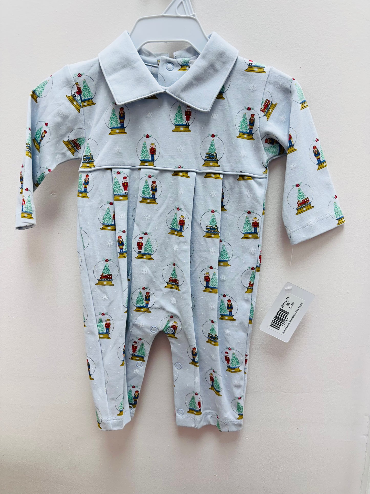 Snow Globe Boy Romper