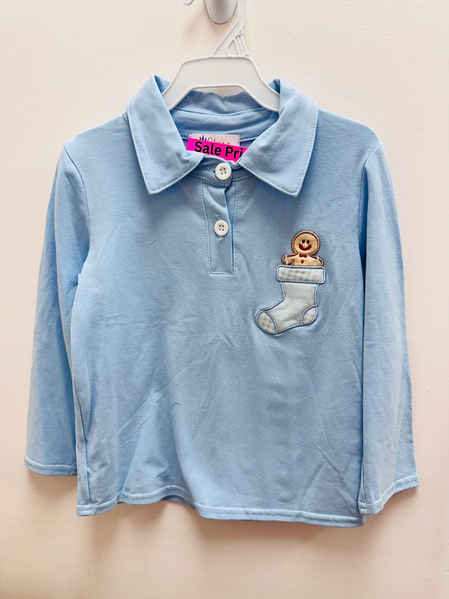 Boy Gingerbread Long Sleeve Shirt