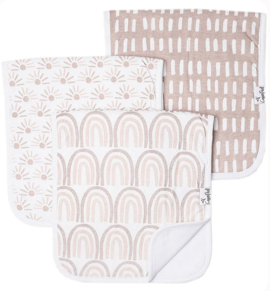 Bliss Premium Burp Cloths Copper Pearl