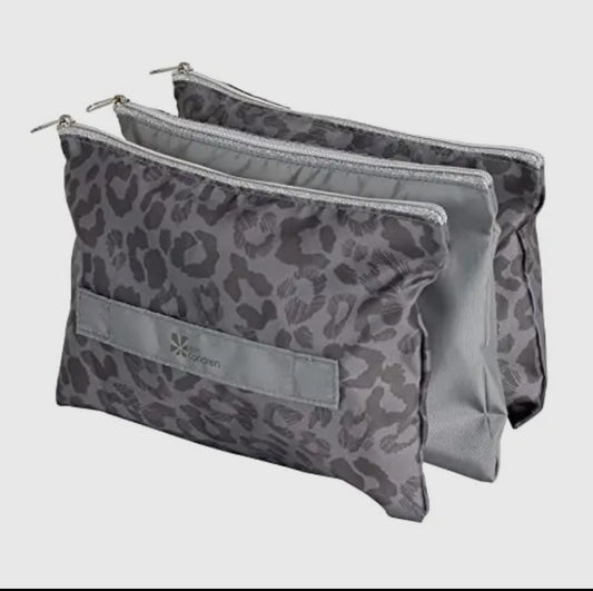 Erin condren accordion leopard zipper pouch