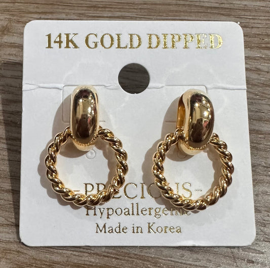Twisted Rope Earrings