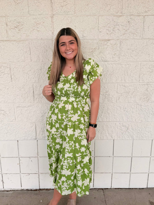 Emerald Meadow Dress