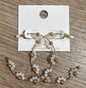 White Flower Hoops