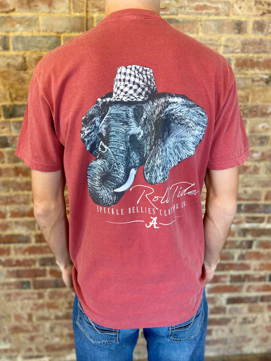 Houndstooth Elephant Tee