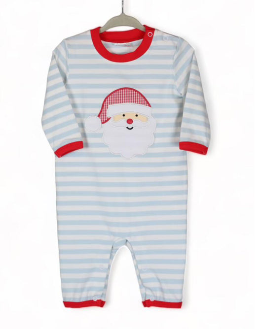 Santa boy romper