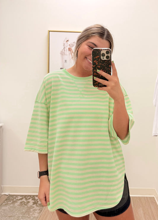 Lime and Cream Top