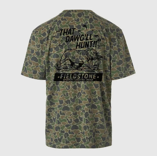 Camp Bird Dog Tee Camo