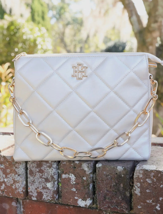 Ariana Crossbody Pearl Quilted
