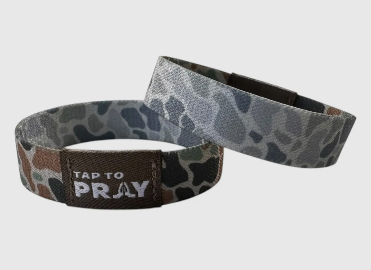 River Rock Camo Classic & Sage Tap-To-Pray Wristband